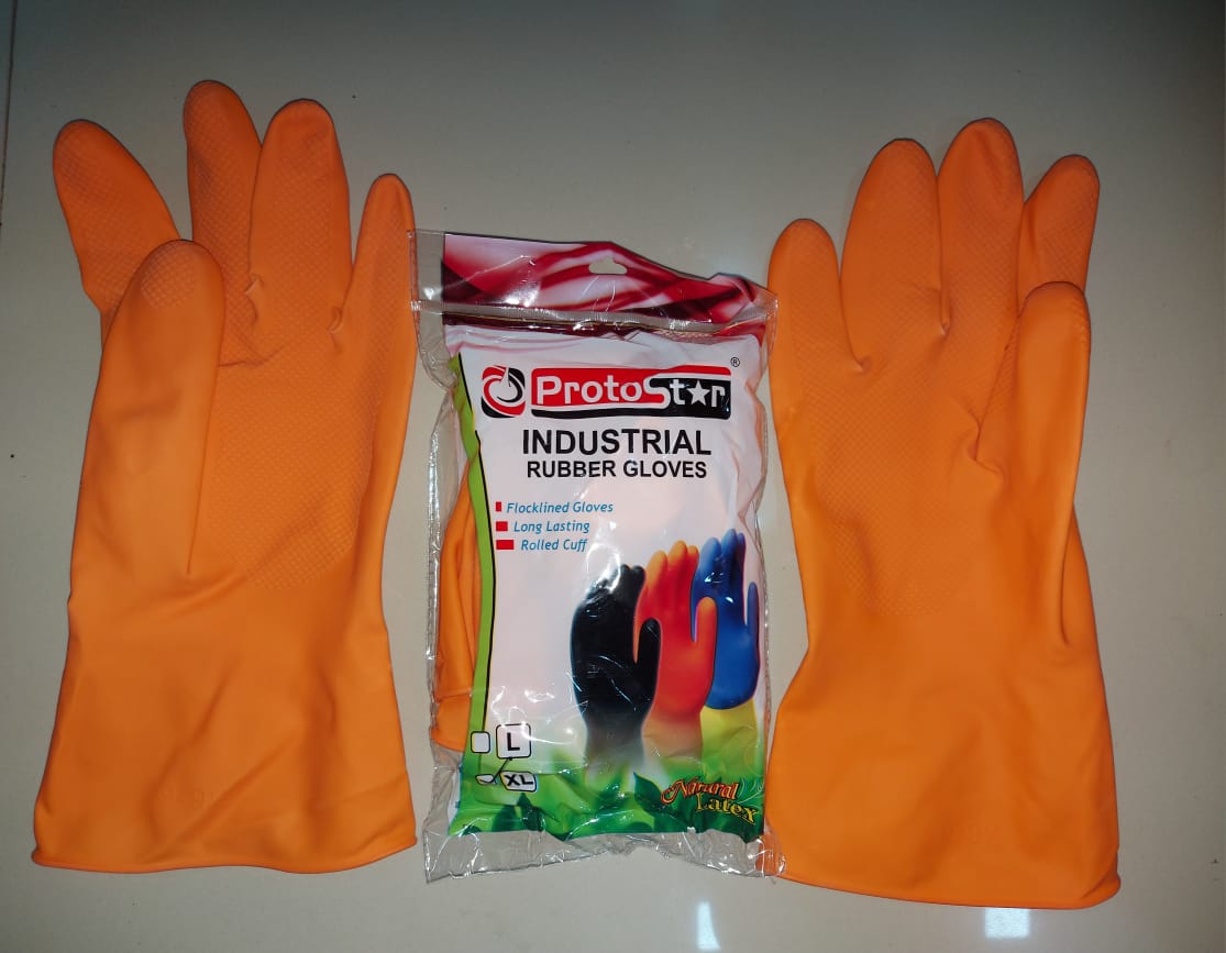 Industrial Rubber Solvent Gloves